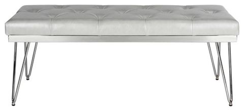 Safavieh Marcella Bench Fox6224B - Midcentury - Upholstered Benches - By Bison Commerce | Houzz in Your Guide to Mastering Marcella Bench Fox6224B